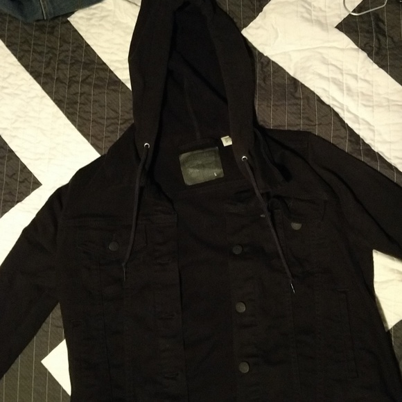 levi's hybrid trucker jacket black